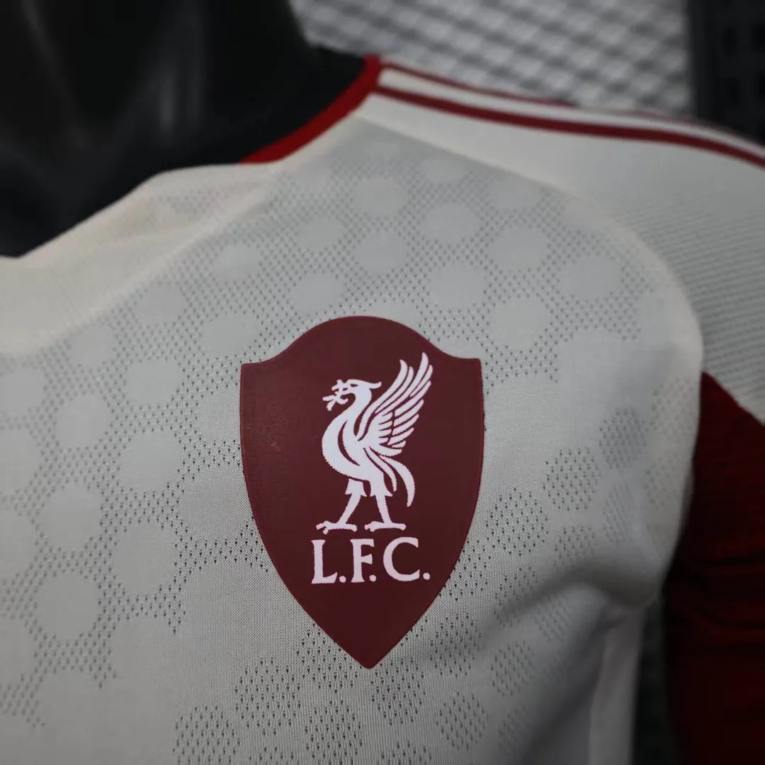 Maglia Liverpool Away 2025/26 Player Version Maniche Lunghe--4
