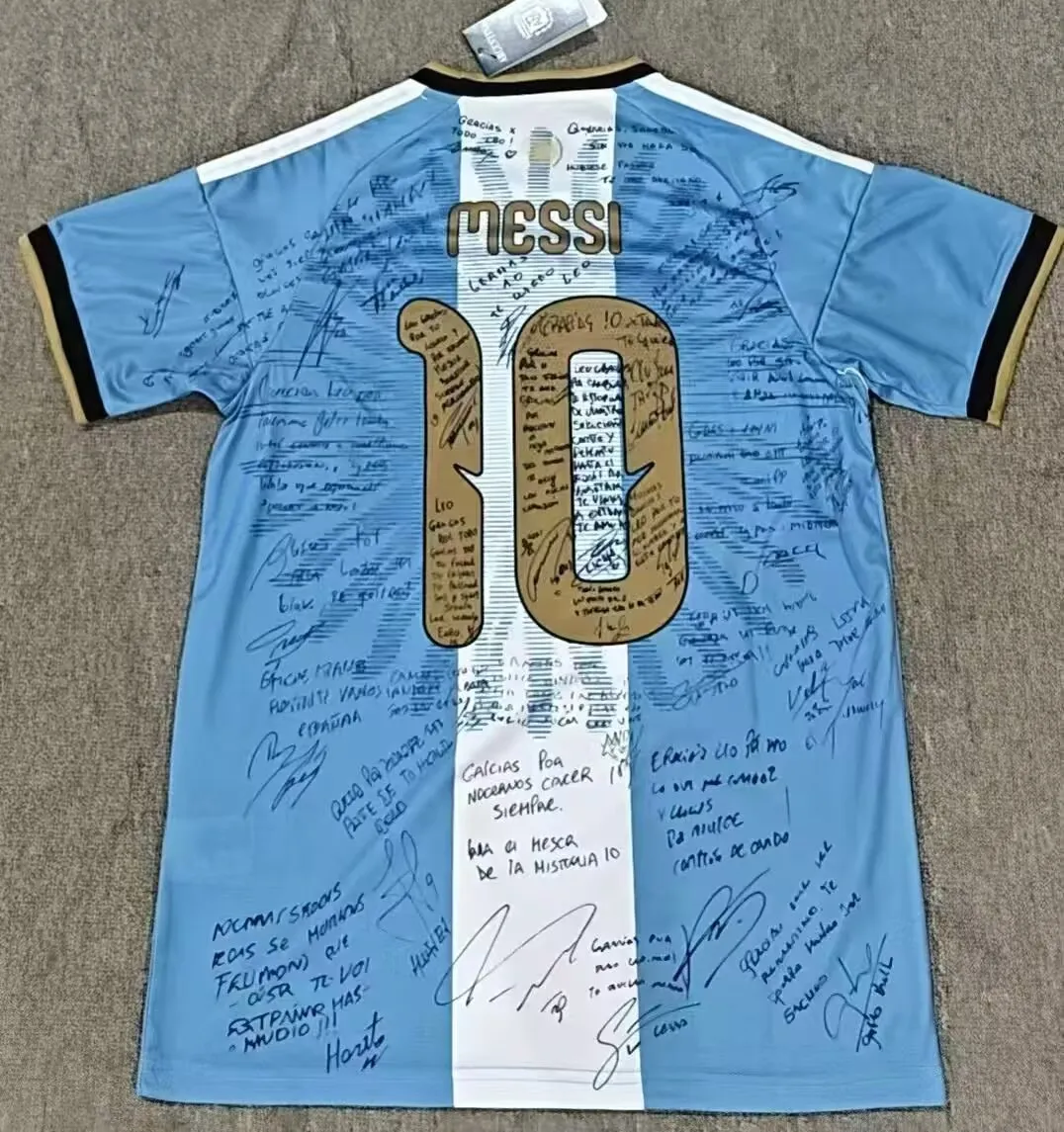 2026 Argentina National Team Collaboration Signed Edition Shirt--1