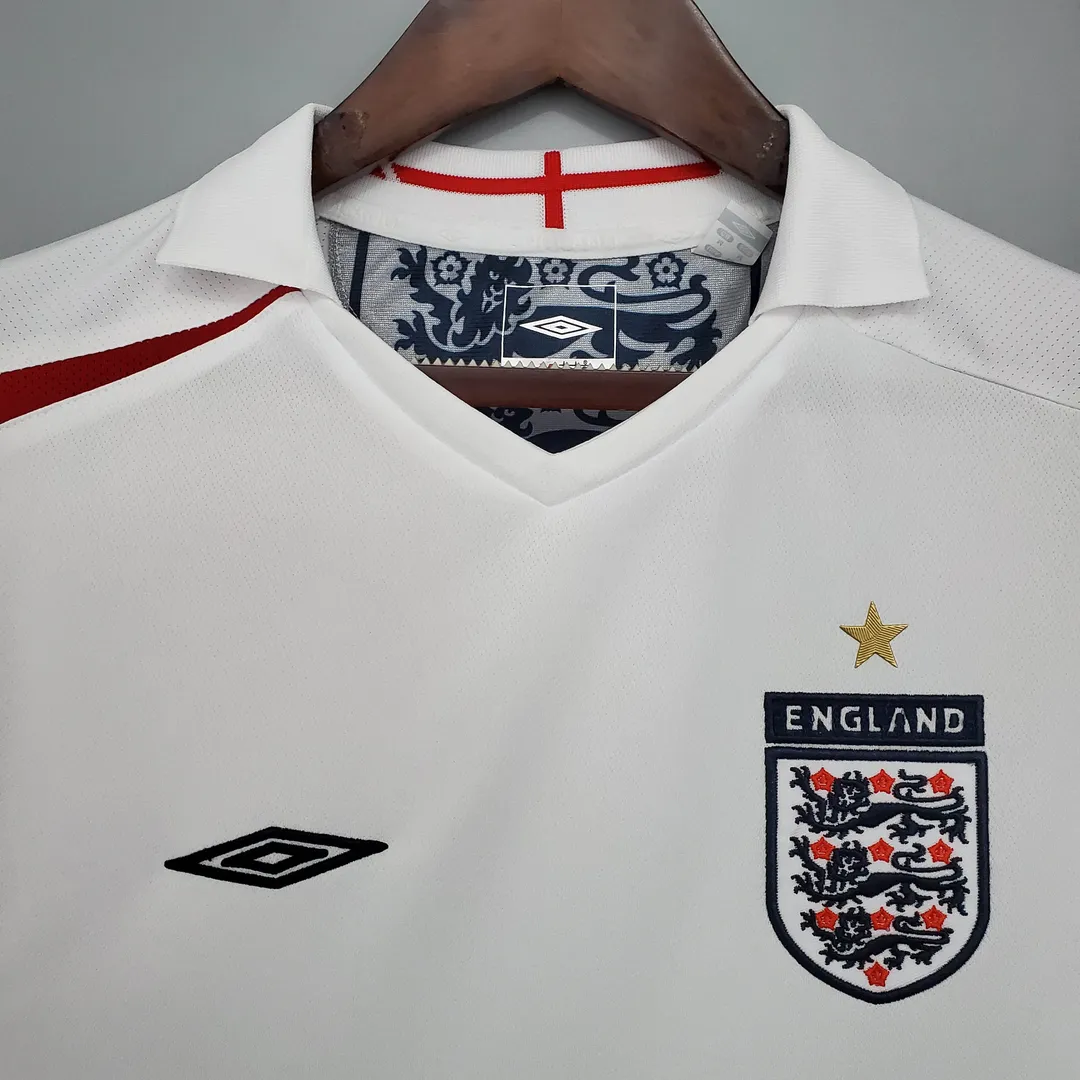 2006 Retro England Home Jersey--2