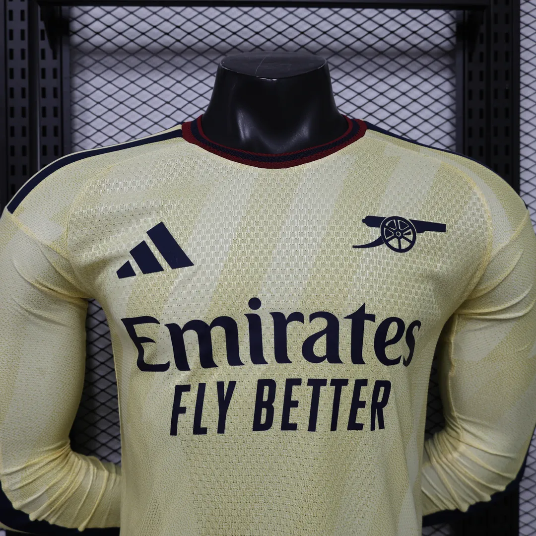 Camiseta Arsenal Tercera Equipación 2026/27 Versión Jugador Manga Larga--2