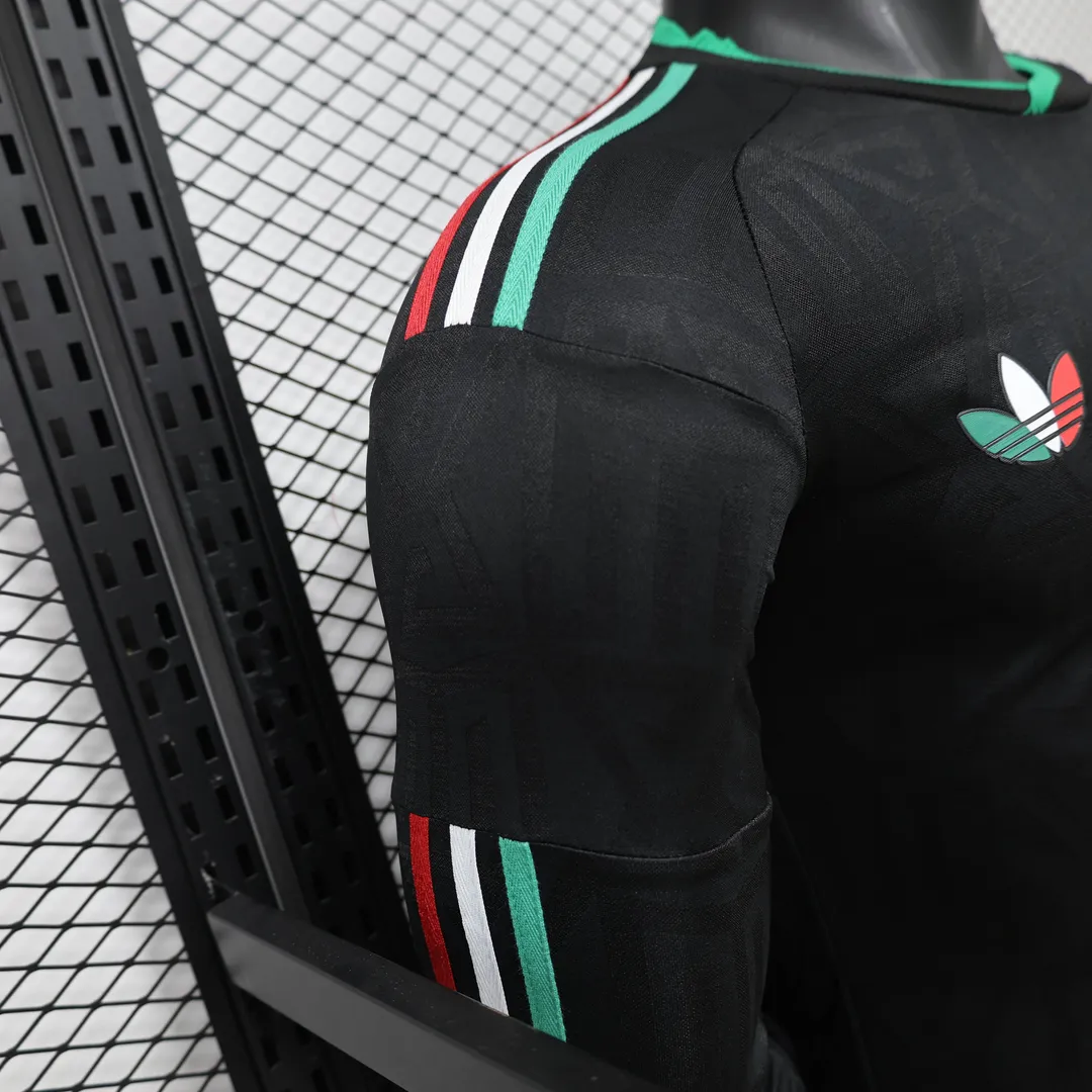 Camiseta México Tercera Equipación 2026 Versión Jugador Manga Larga--6