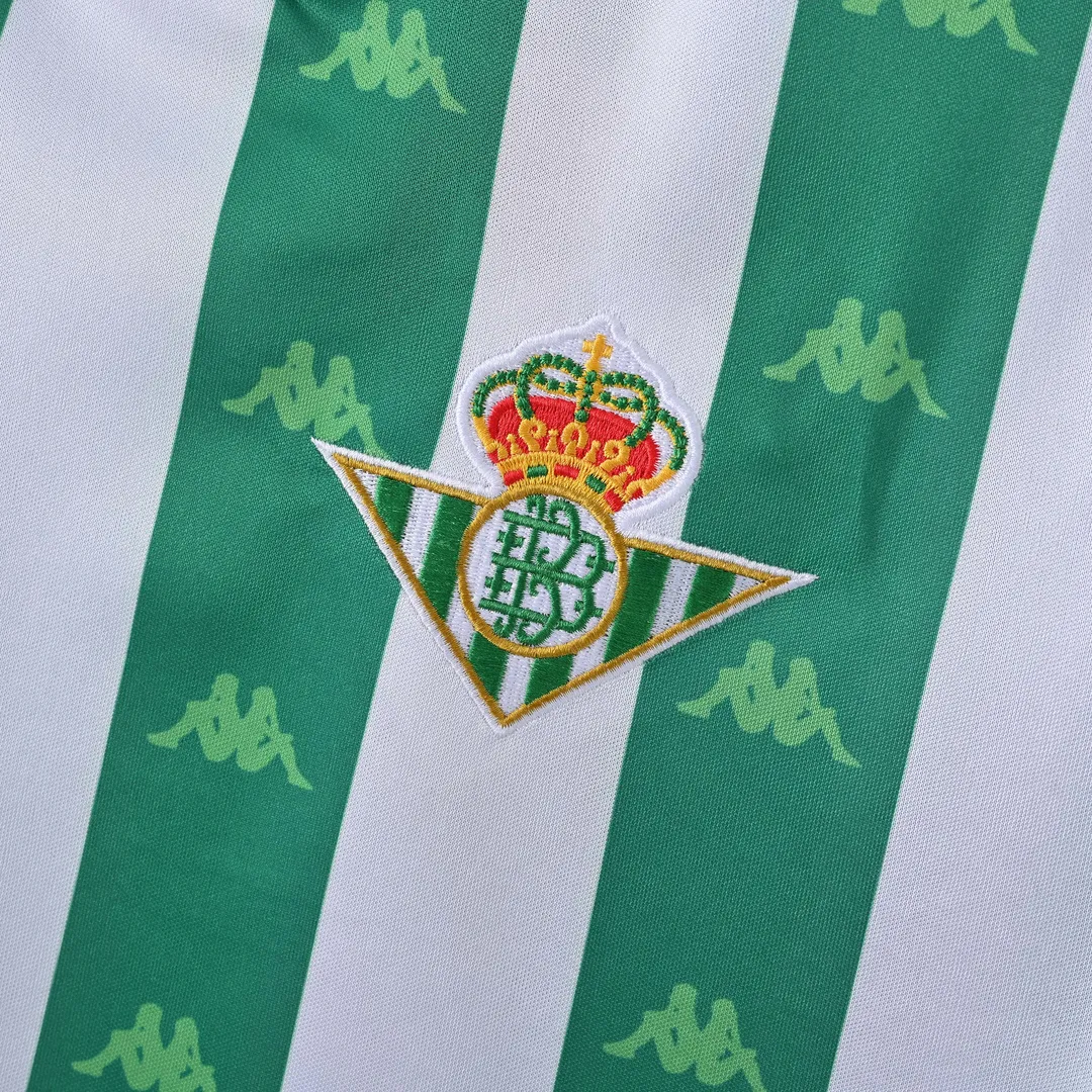 Camiseta Retro Real Betis Primera Equipación 1995/97 Manga Larga--4