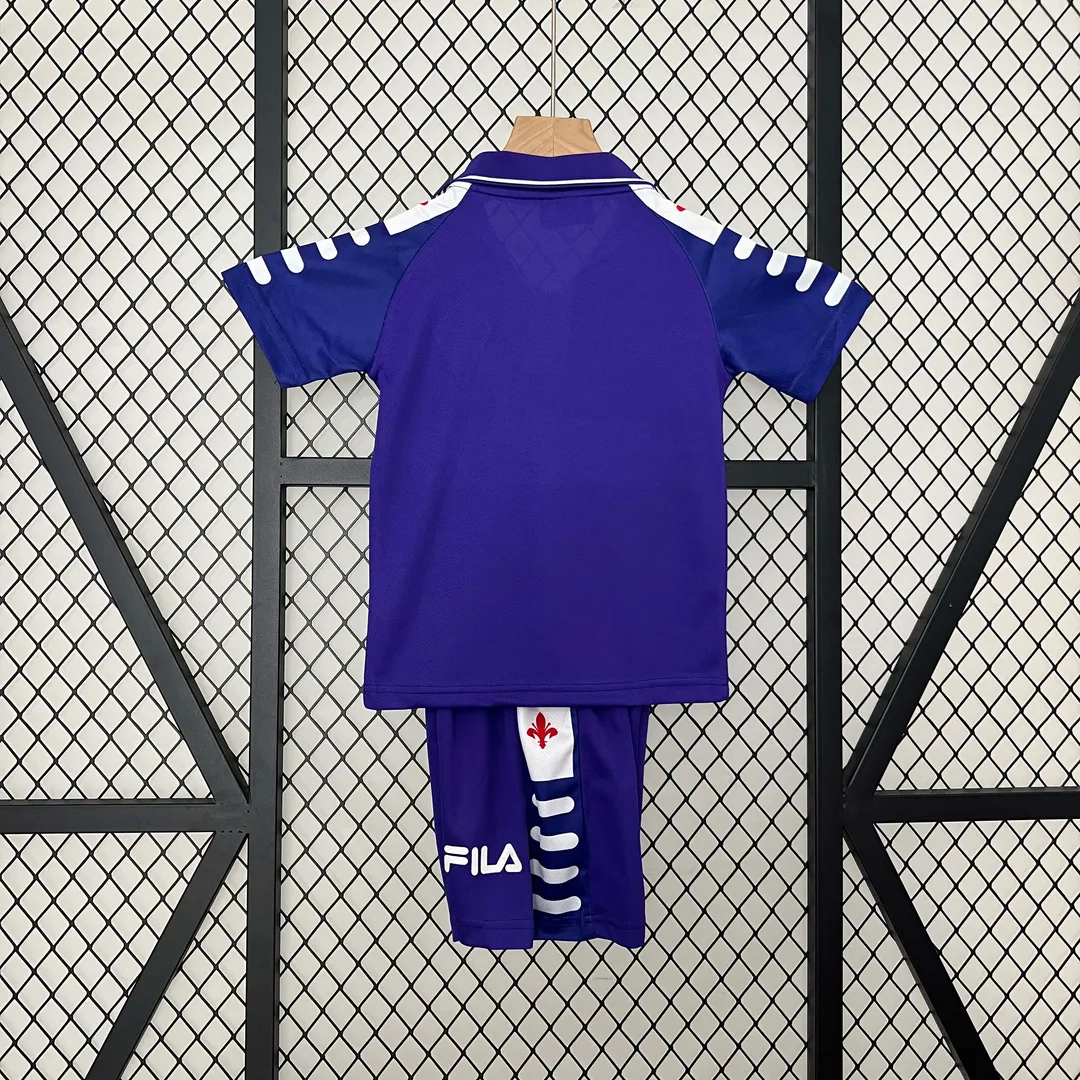 Completino Bambino Retro Fiorentina Home 1998/99--1