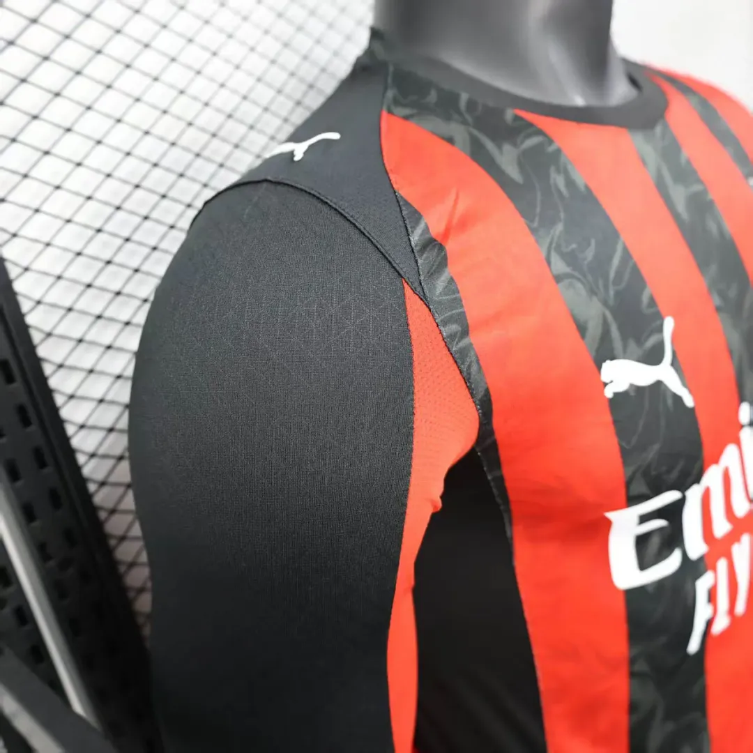 Koszulka AC Milan domowa 2025/26 wersja zawodnicza z długim rękawem--6
