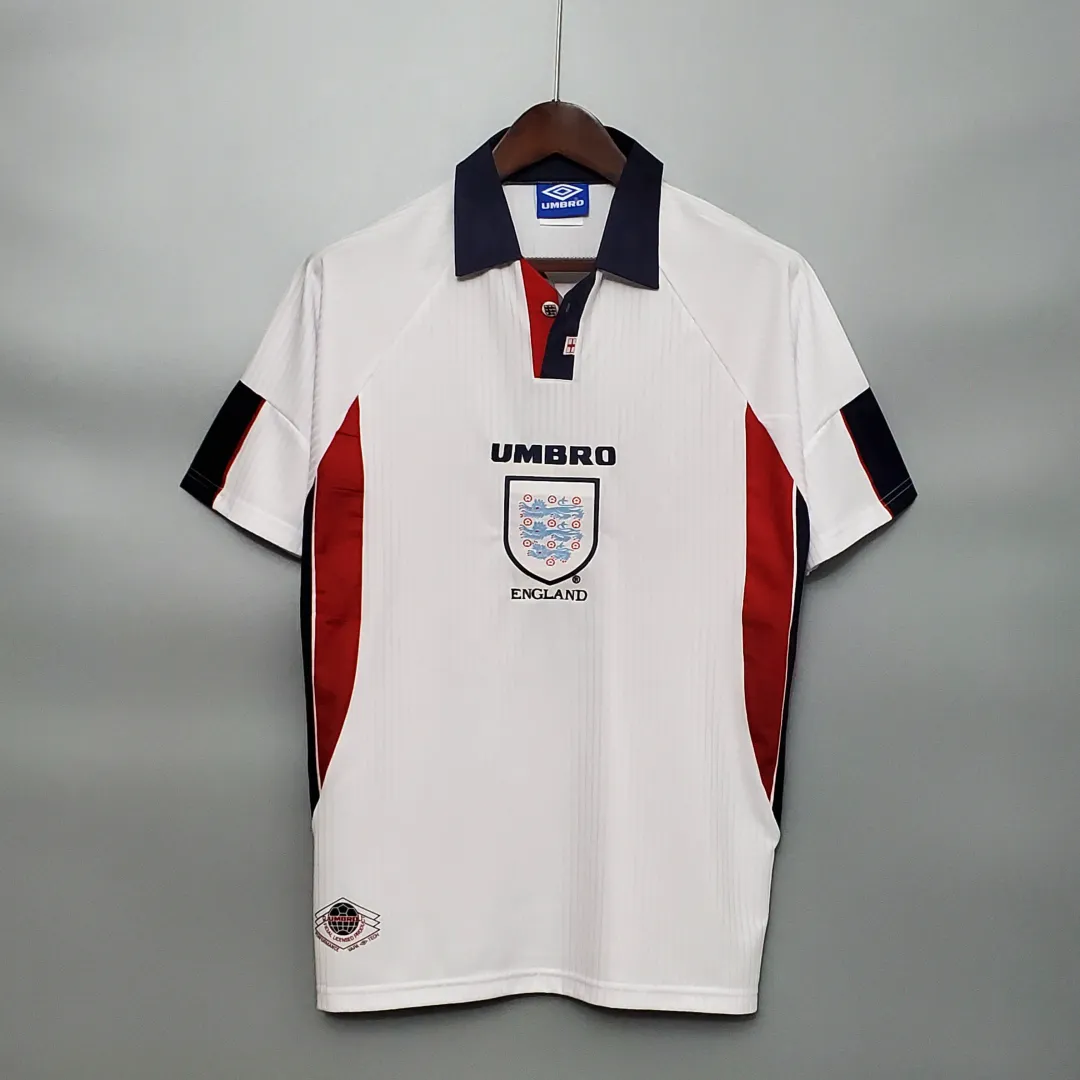 Camiseta Retro Inglaterra Primera Equipación 1998