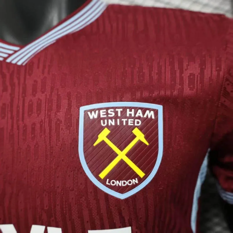 Camiseta West Ham United Primera Equipación 2025/26 Versión Jugador--5