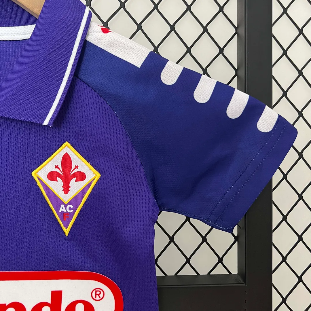 Completino Bambino Retro Fiorentina Home 1998/99--6