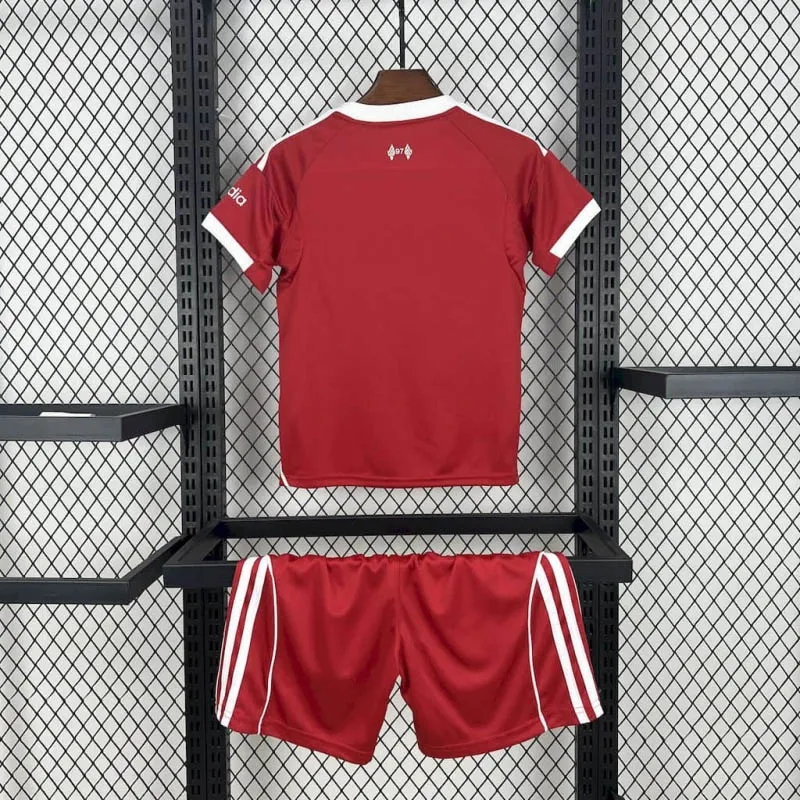 2025/2026 Liverpool Home Jersey Kids Size--1