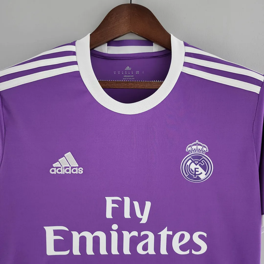 Camisola Retro Real Madrid Alternativa 2016/17--2