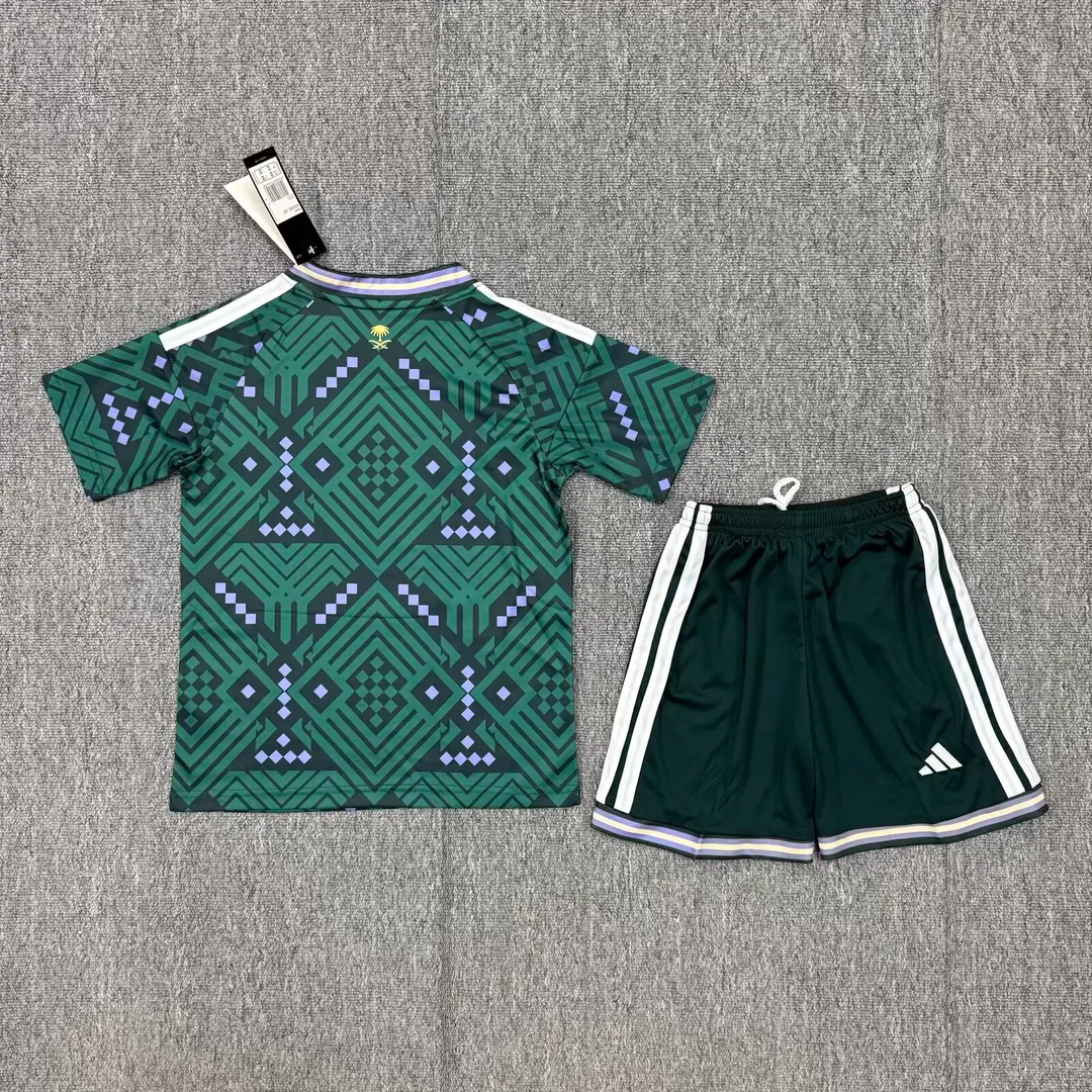2026 Saudi Arabia Home Shirt Kids Size--1
