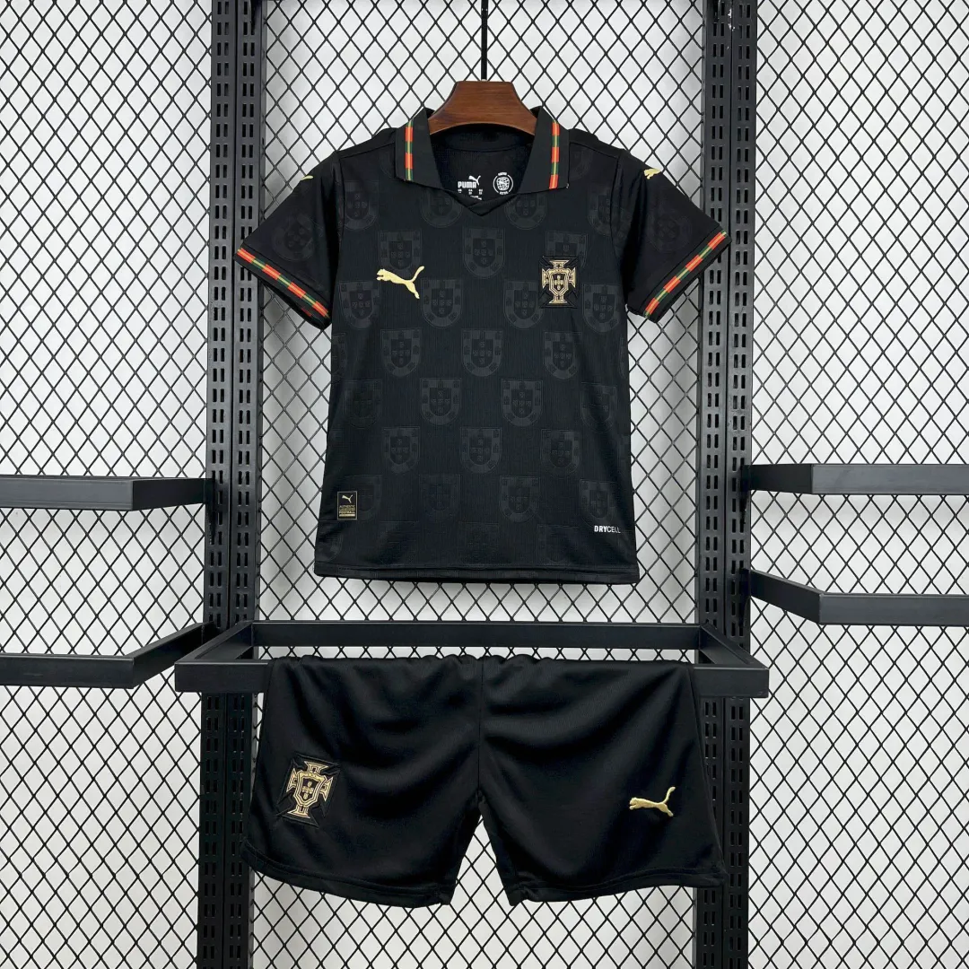 Maillot Kit Enfant Portugal 2026 Édition Spéciale Noir