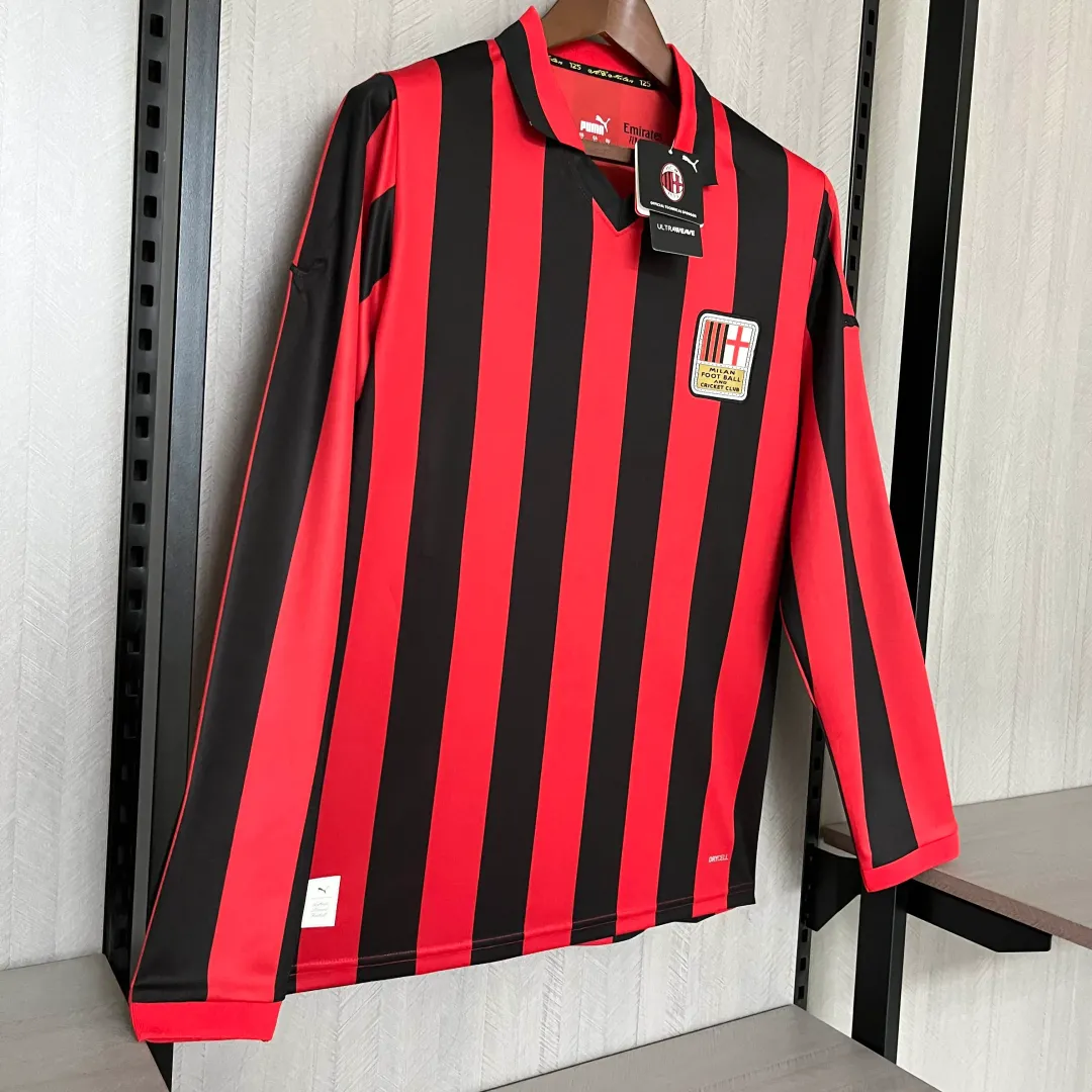 2024/2025 Long Sleeve AC Milan 125th Anniversary Jersey--5