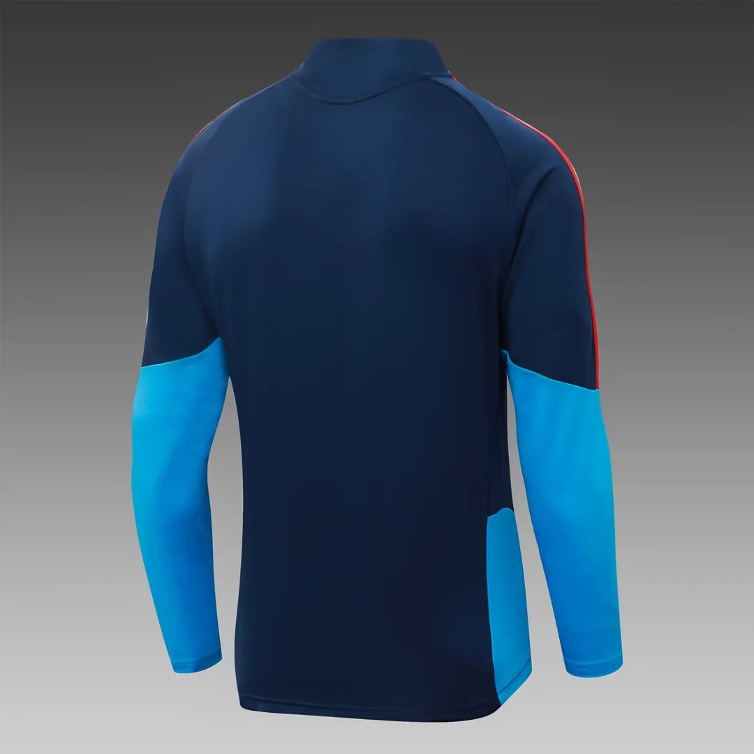 Fato de Treino Espanha com Meio Fecho 2026 Azul-Real--3