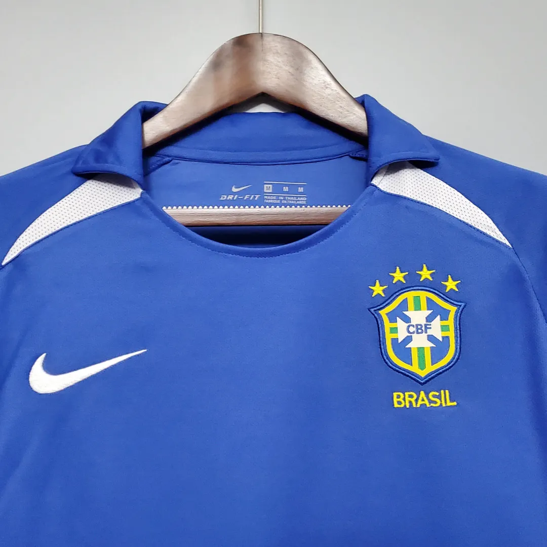 Maillot Retro Brésil Extérieur 2002--2