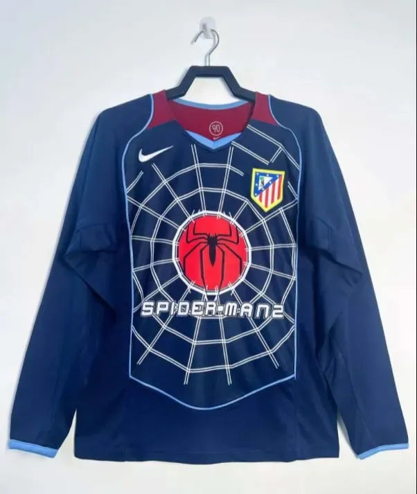 Maglia Retro Atletico Madrid Away 2004/05 Maniche Lunghe