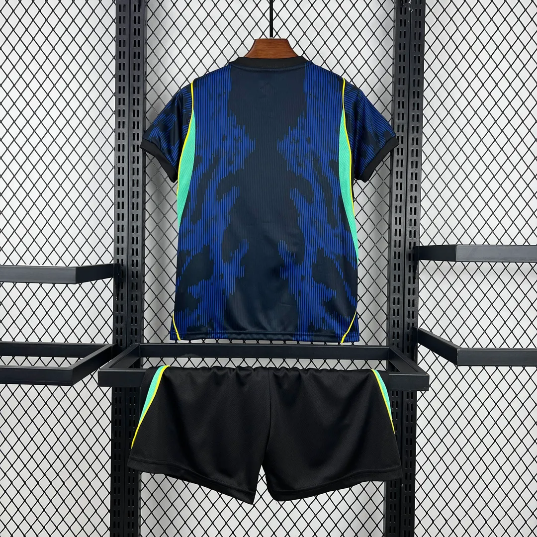 2026 Brazil Away Shirt Kids Size--1