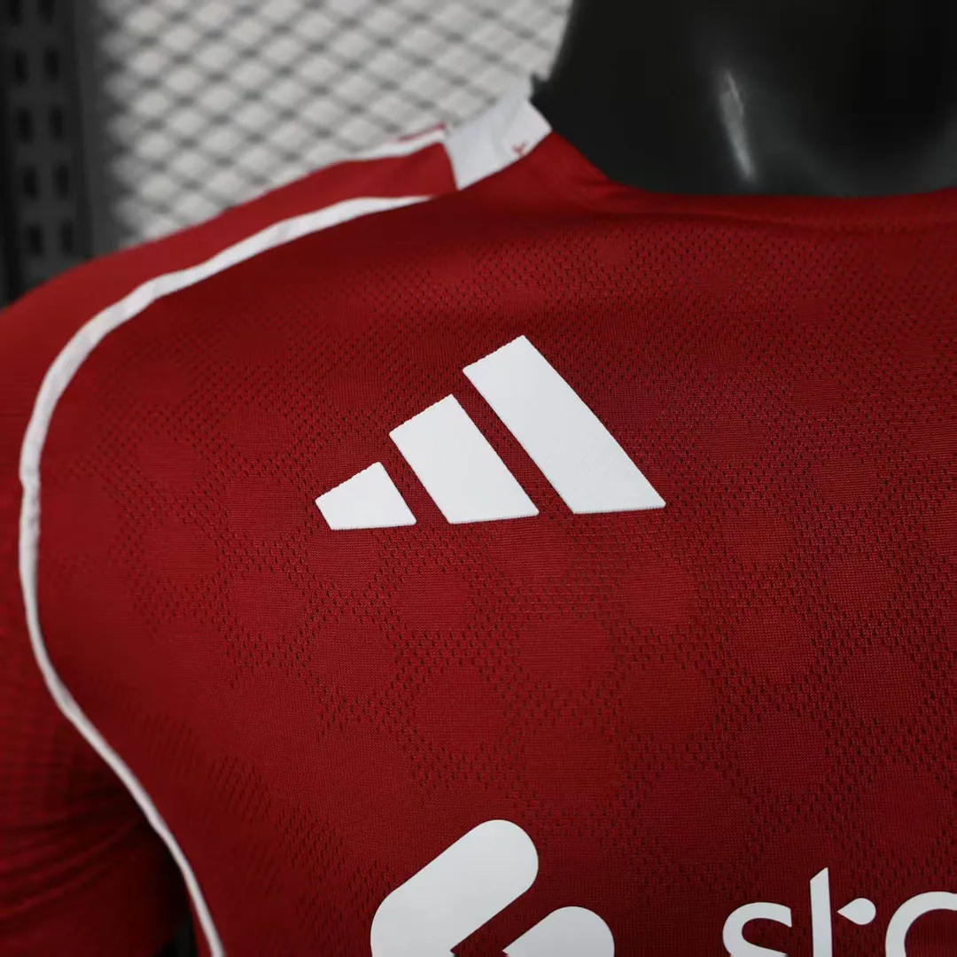 2025/2026 Player Version Liverpool Home Shirt--4