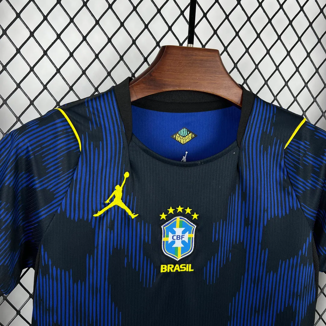 2026 Brazil Away Shirt Kids Size--2