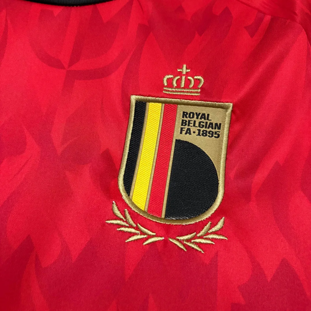 Koszulka Belgii domowa 2026 z długim rękawem--5