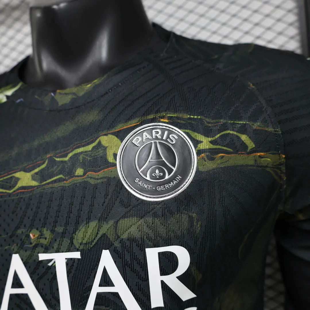 2025/2026 Player Version Long Sleeve Psg Paris Saint-Germain Night Edition Shirt--4