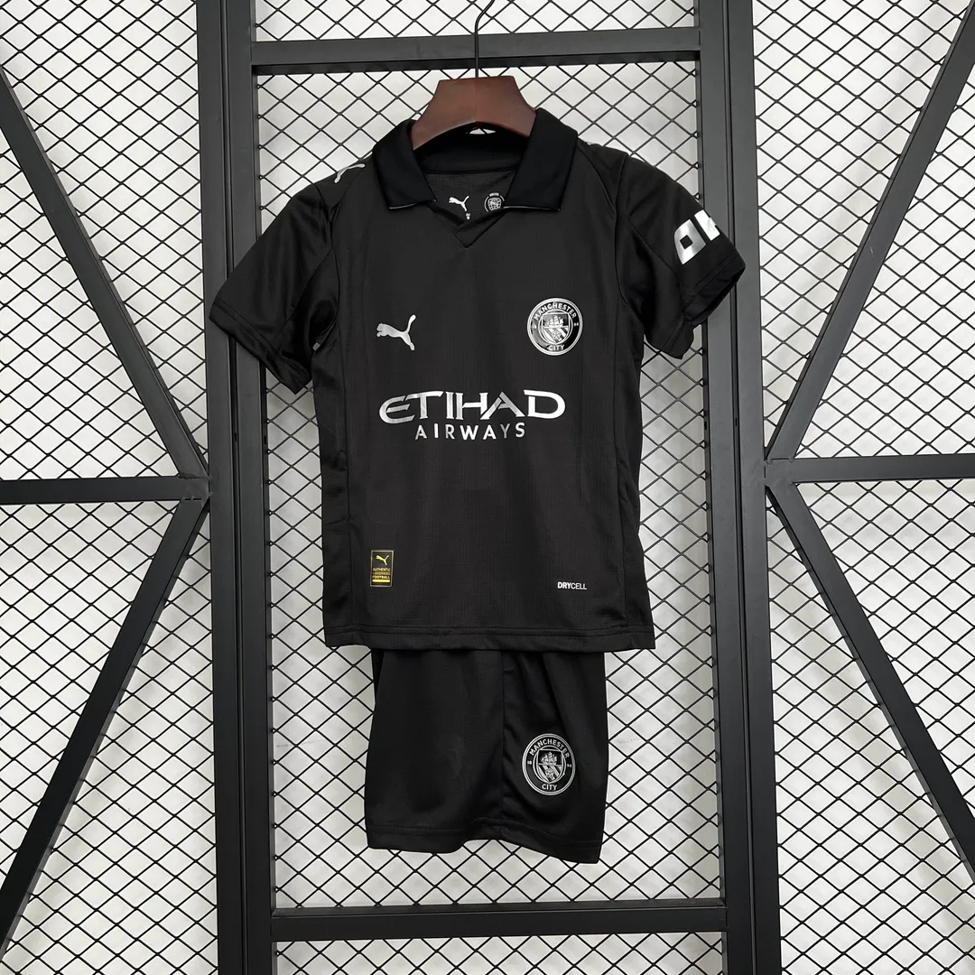 Camiseta Manchester City Segunda Equipación 2025/26 Niño