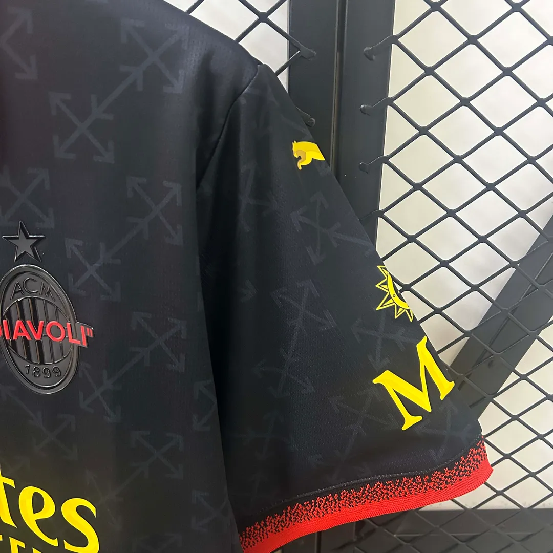 2024/2025 AC Milan Fourth Away Black Jersey--6