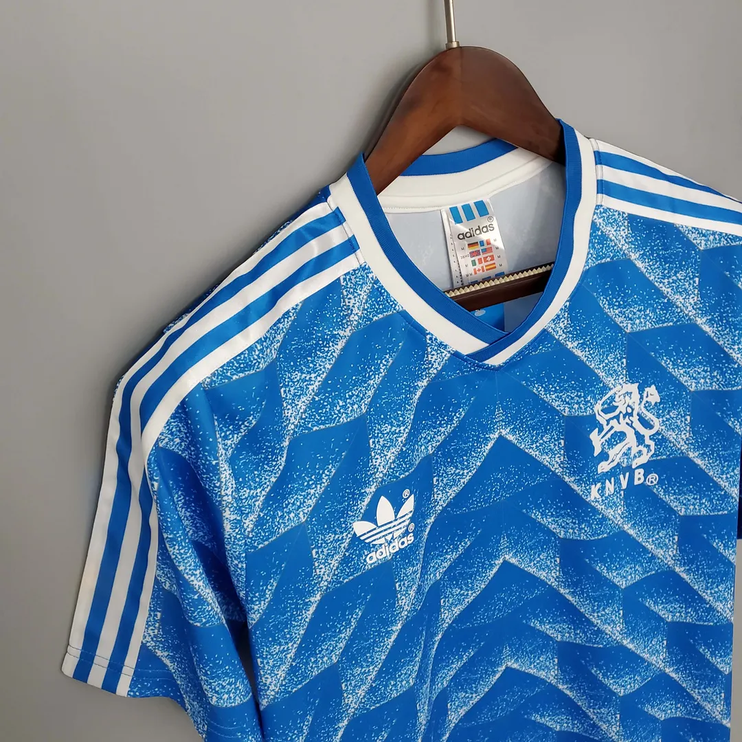 1988 Retro Netherlands National Team Away Shirt--4