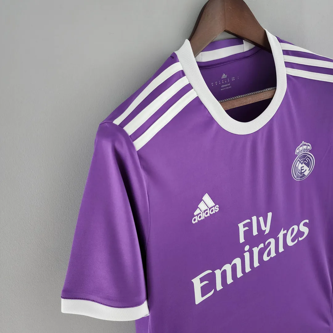 Camisola Retro Real Madrid Alternativa 2016/17--5