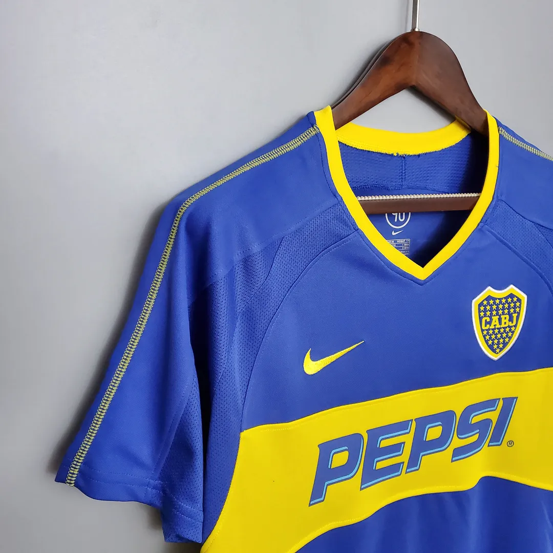 Maillot Retro Boca Juniors Domicile 2003/04--6