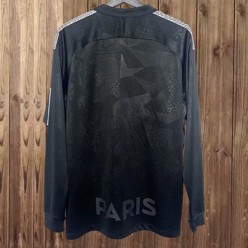 2017/2018 Retro Long Sleeve Psg Paris Saint-Germain Third Away Shirt--1
