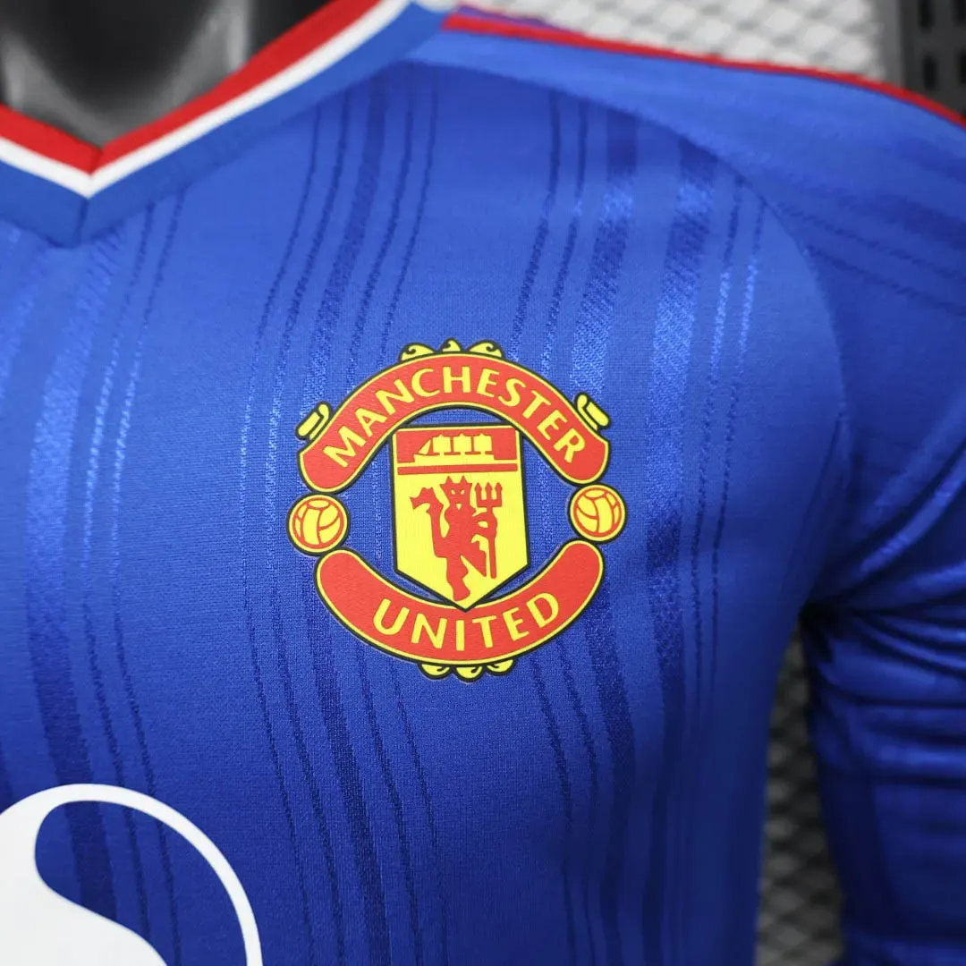 Camiseta Manchester United Segunda Equipación 2026/27 Versión Jugador Manga Larga--4