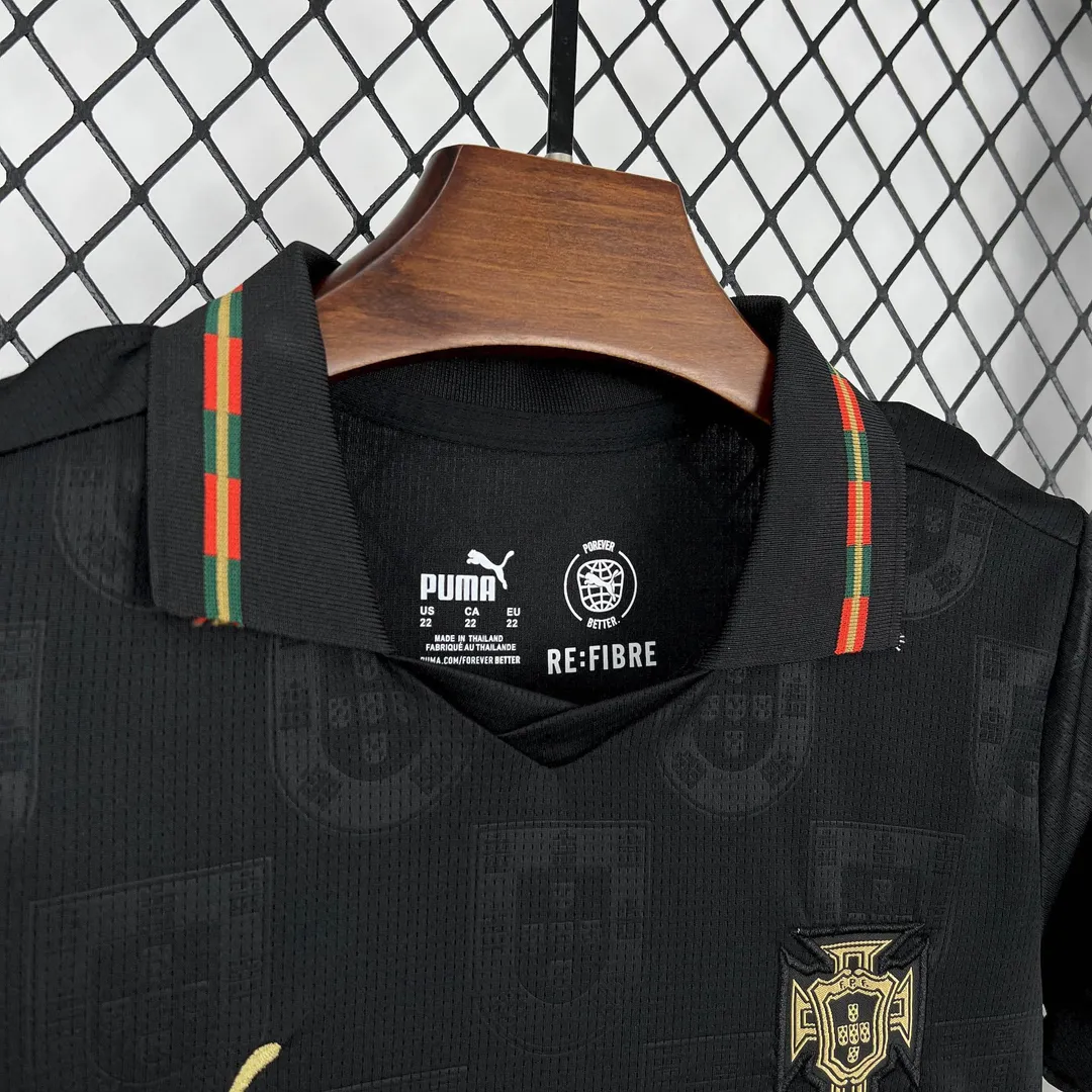 Maillot Kit Enfant Portugal 2026 Édition Spéciale Noir--2