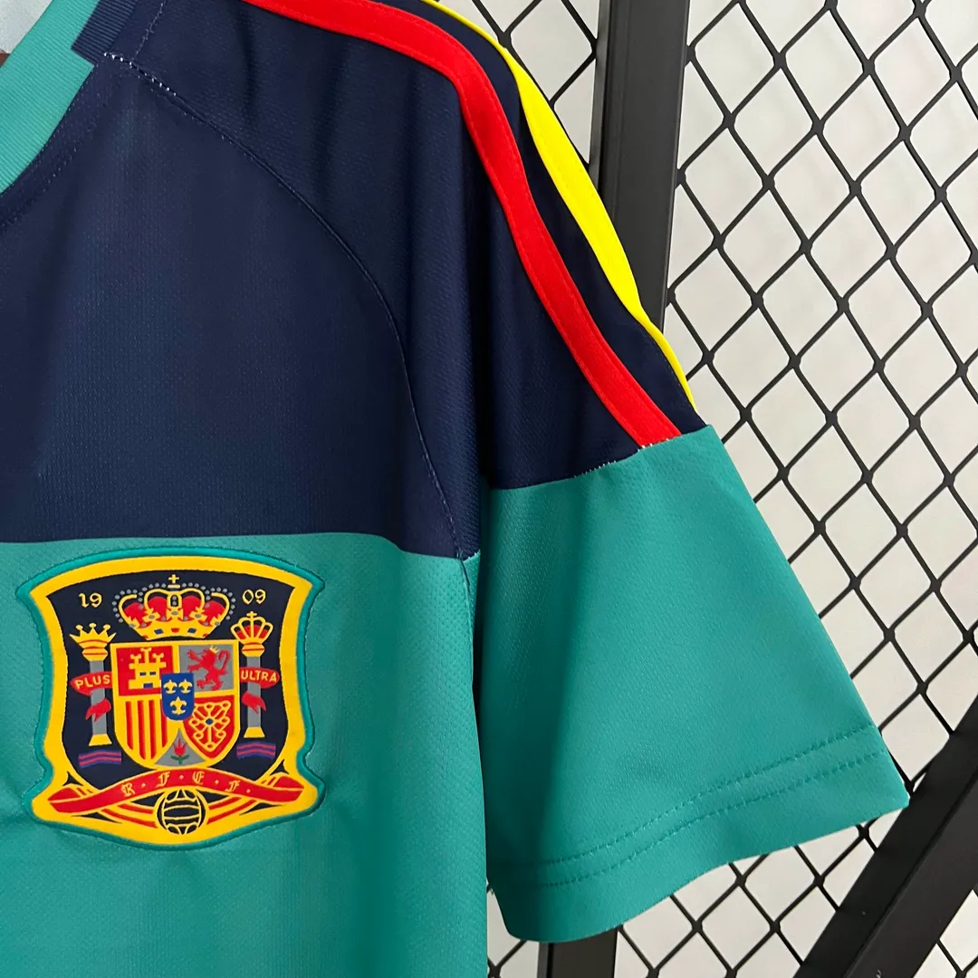 Maglia Retro Spagna Portiere 2010 Verde--6