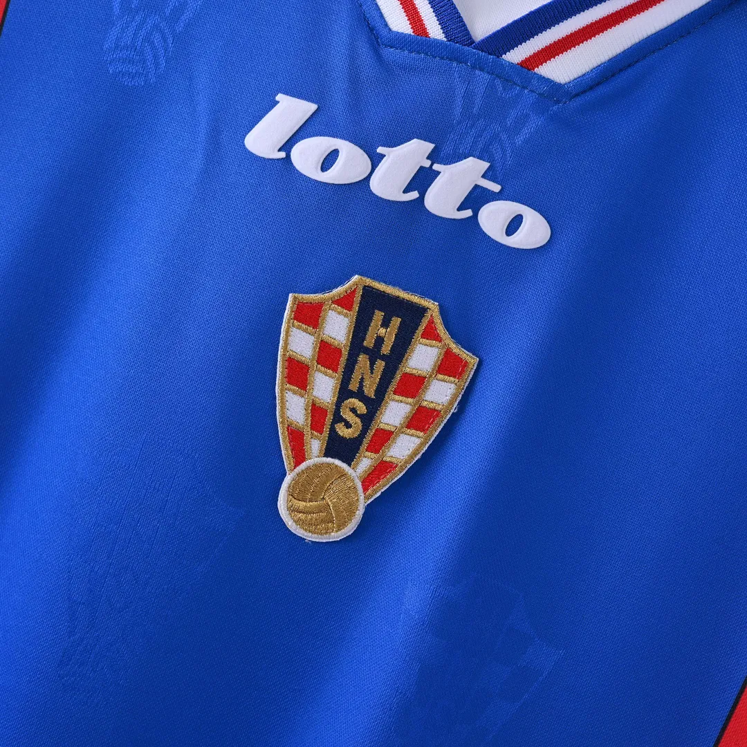 1998 Retro Croatia National Team Away Shirt--3