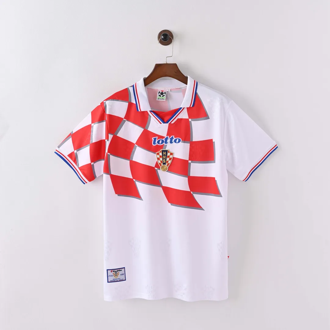 Koszulka Retro Chorwacji domowa 1998