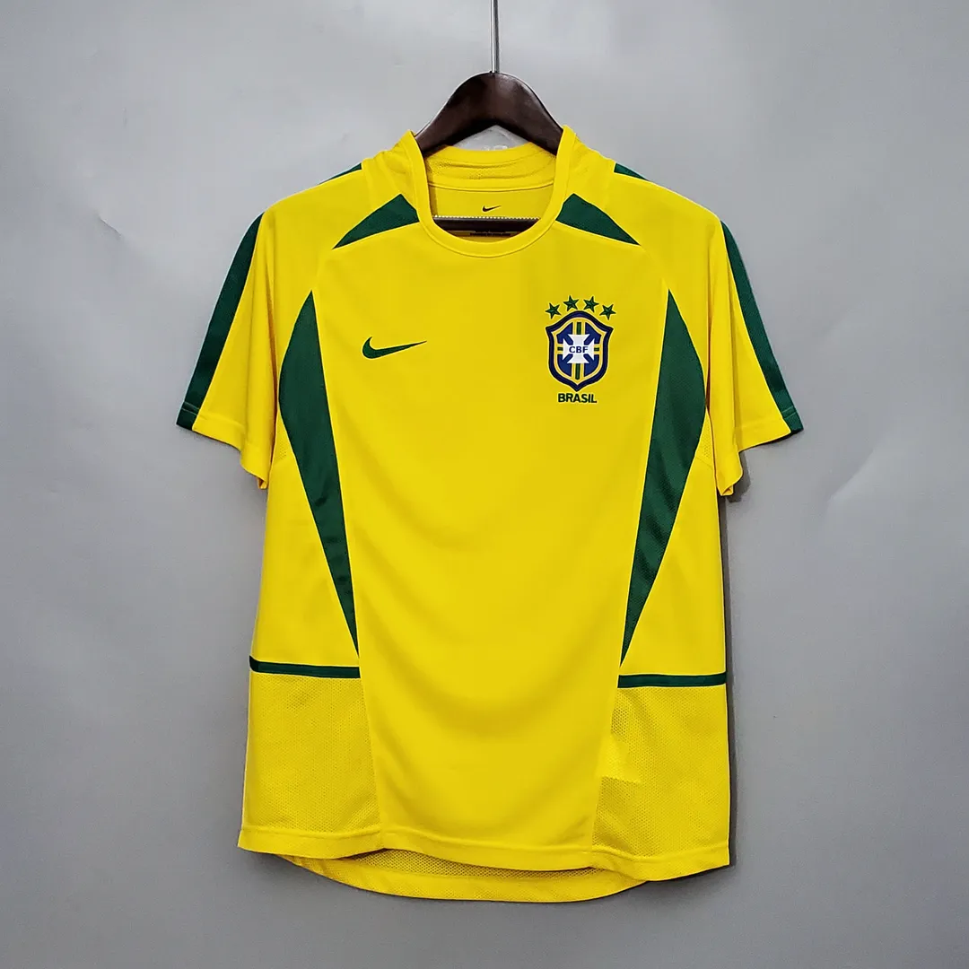 2002 Retro Brazil Jersey Home