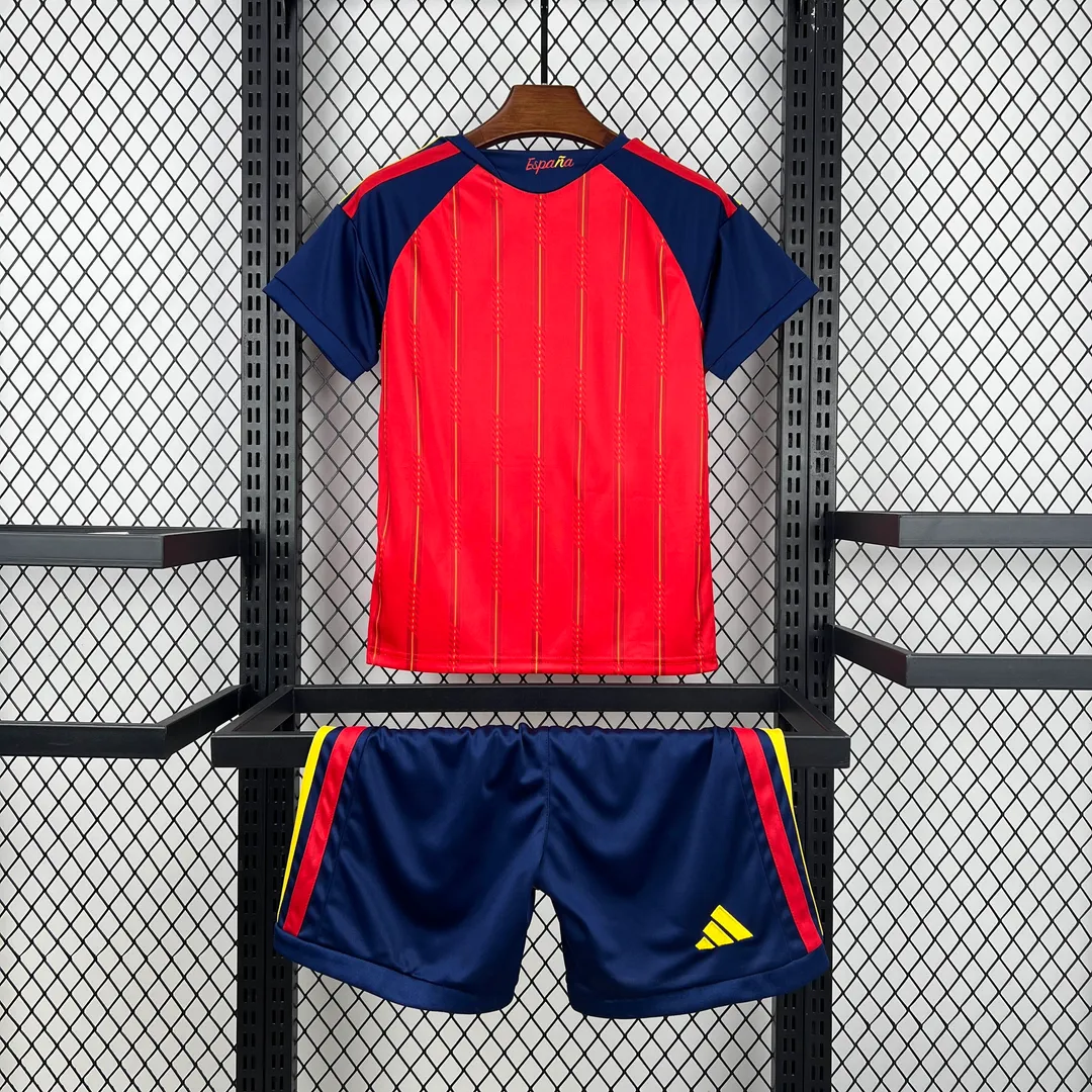Conjunto Espanha Principal 2026 Campeã Duas Estrelas Criança--1