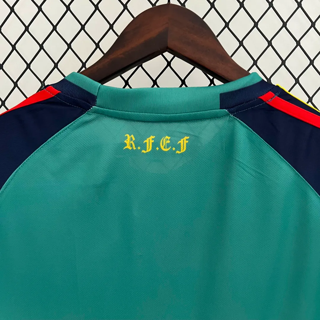Maglia Retro Spagna Portiere 2010 Verde--3