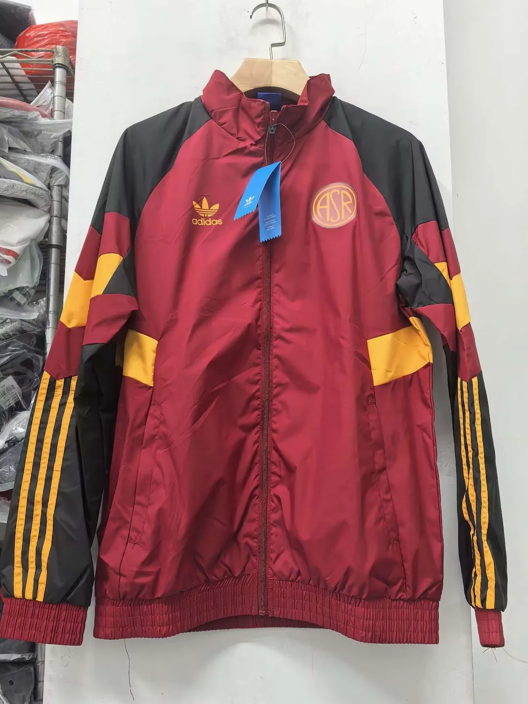 Kurtka wiatrówka AS Roma 2024/25 czerwona--1