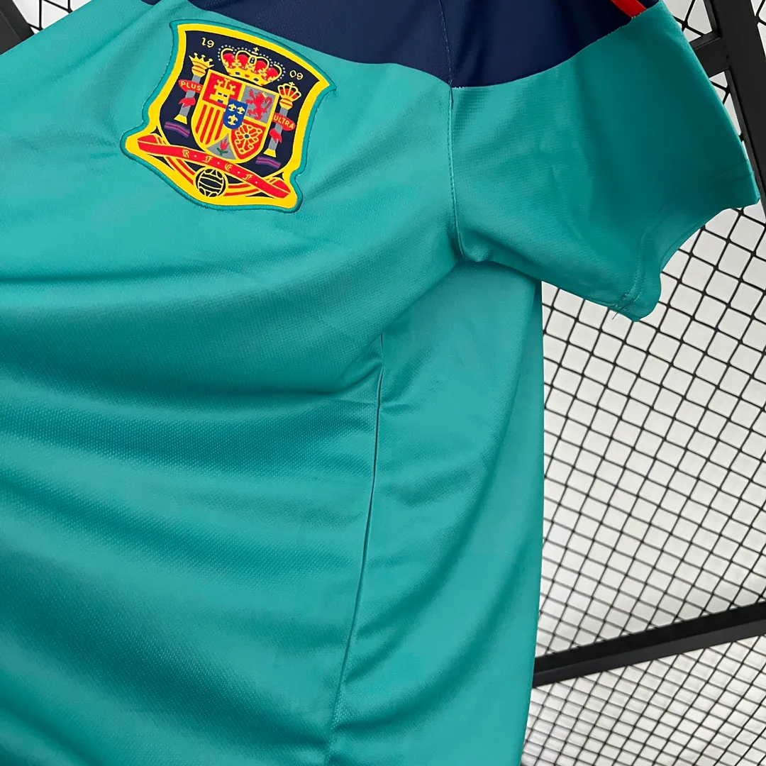 Maglia Retro Spagna Portiere 2010 Verde--7