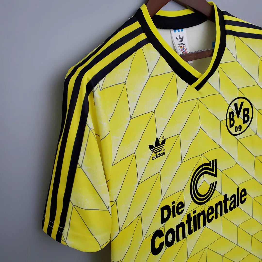 Camisola Retro Borussia Dortmund Principal 1988/89--7