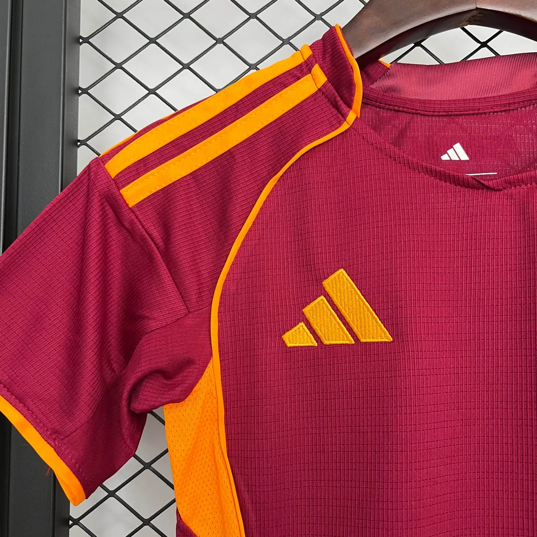 Maillot Kit Enfant AS Roma Domicile 2025/26--4