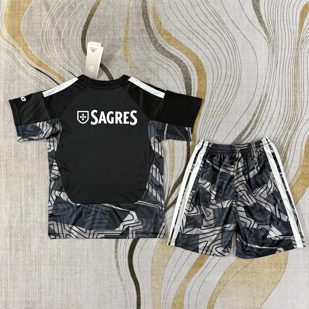 Camiseta Benfica Portero 2026/27 Negra Niño--1