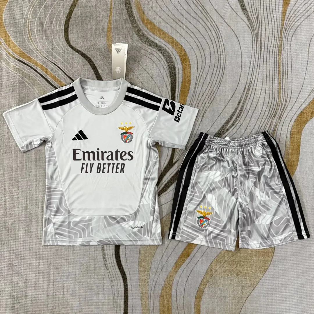 2026/2027 Benfica Goalkeeper Gray Shirt Kids Size