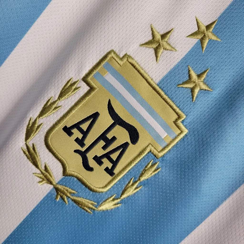 Maglia Argentina Home 2022 Mondiali FIFA--7