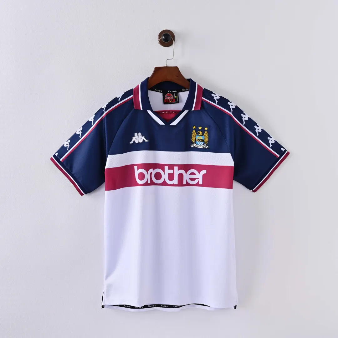 Camiseta Retro Manchester City Segunda Equipación 1997/98