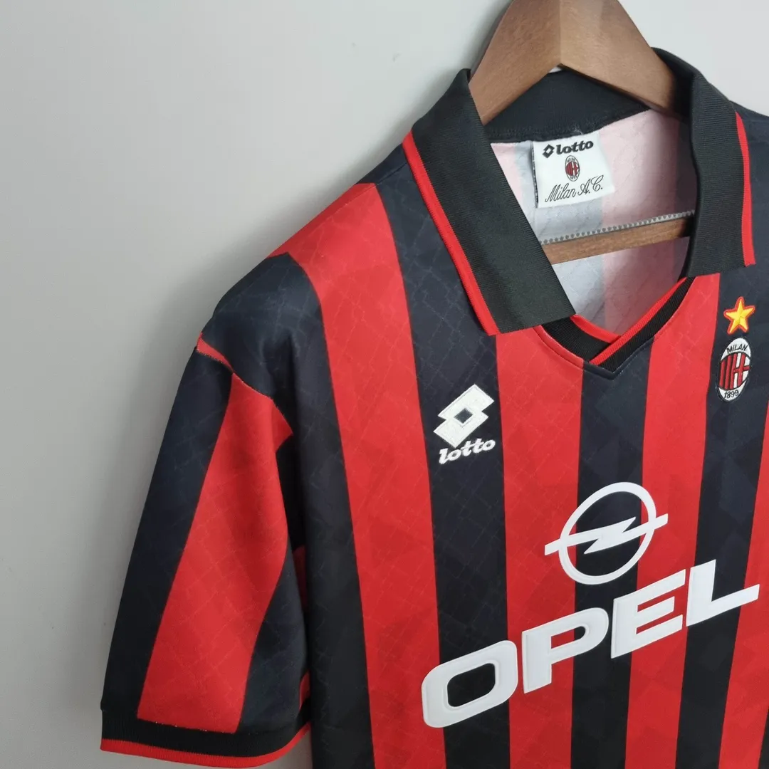 Camiseta Retro AC Milan Primera Equipación 1995/96--5