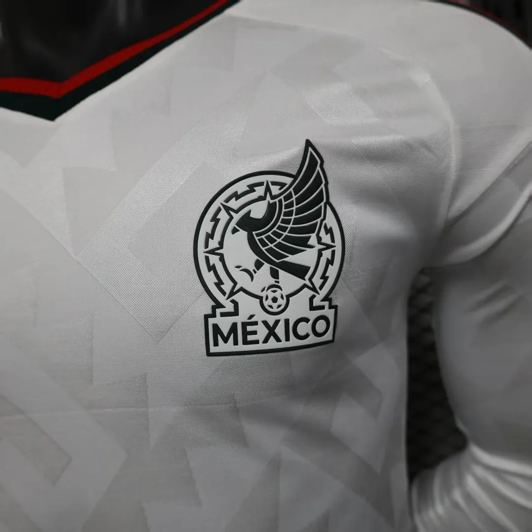 Camiseta México Segunda Equipación 2026 Versión Jugador Manga Larga--5