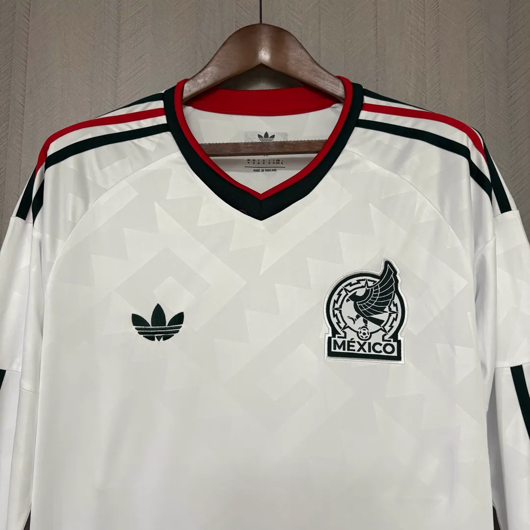 Maillot Mexique Extérieur 2026 Manches Longues--2