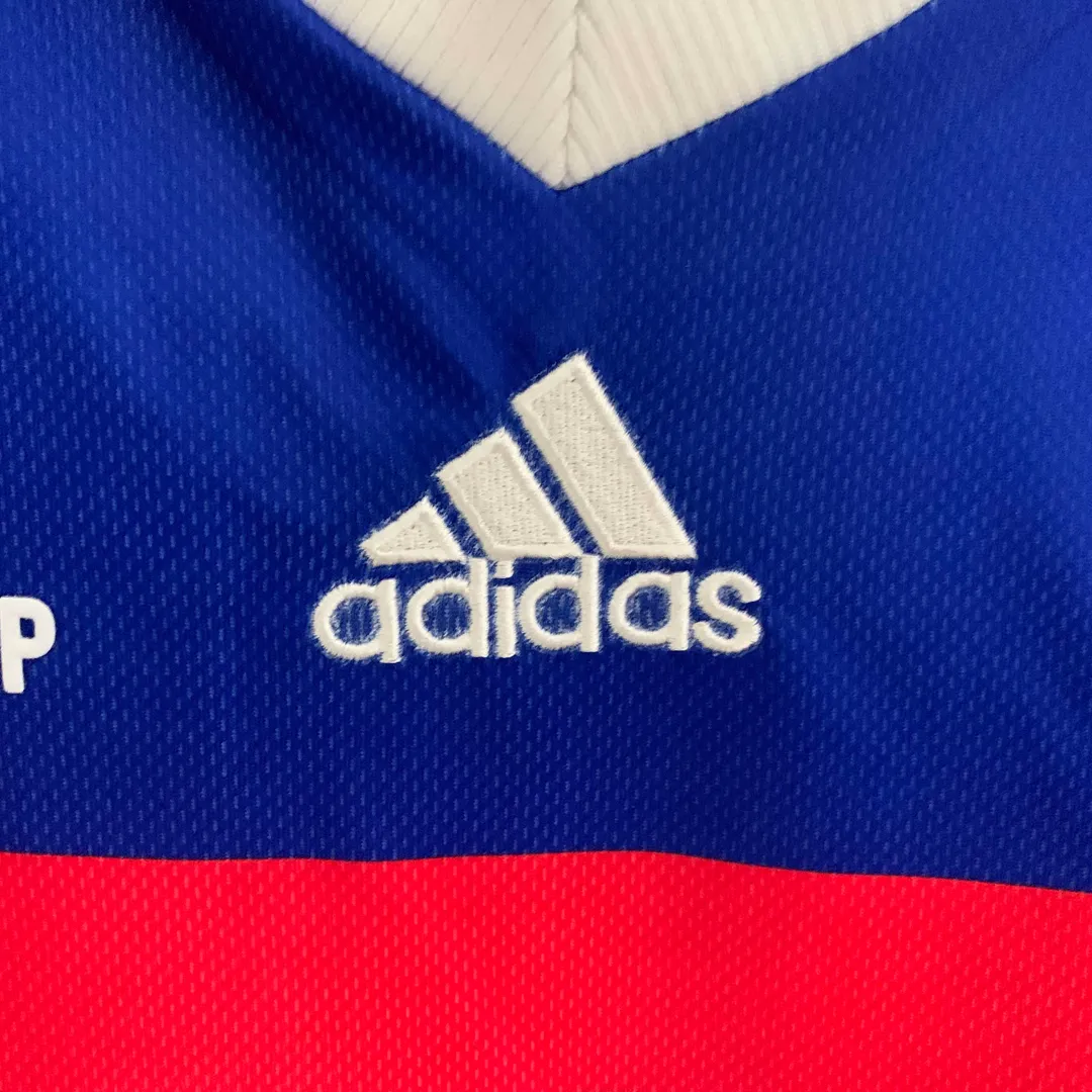 1998 Retro Long Sleeve France Home Shirt--5